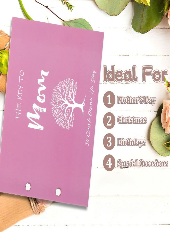 JULEASEL What I Love About Mom Book, Thoughtful Gift for Mom, Fill in the Love Book, Mother Daughter Journal, Fill-in-the-Blank Gift Book,Birthday Gifts for Mom - Image 5